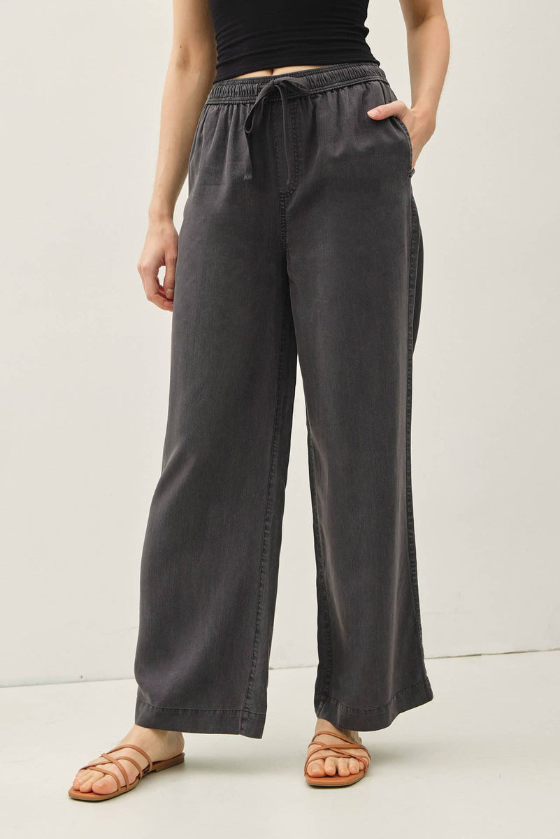 Breezy Charcoal Wide Leg Pants – Boxcar Boutique
