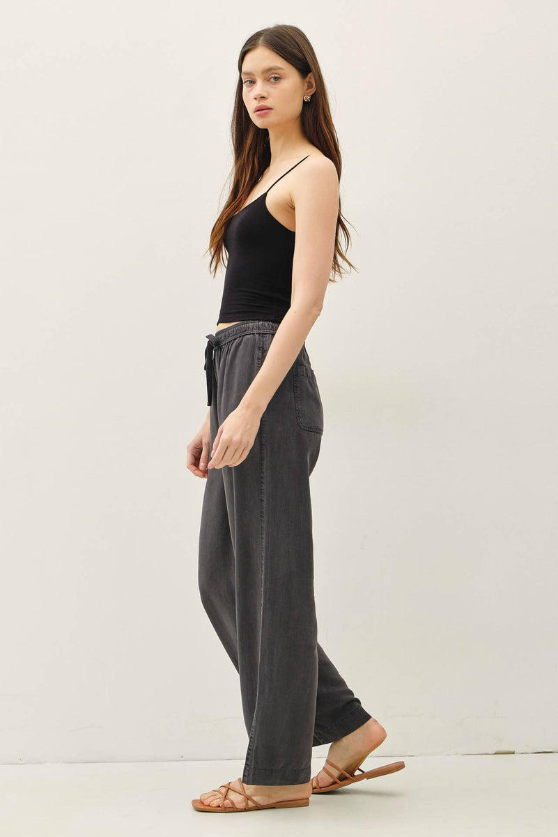 Breezy Charcoal Wide Leg Pants – Boxcar Boutique