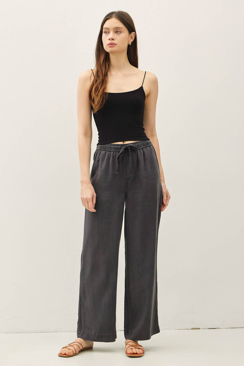 Breezy Charcoal Wide Leg Pants – Boxcar Boutique