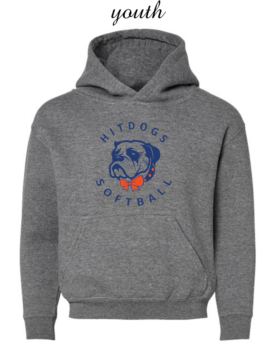 Youth Hit Dogs Softball Hoodie Boxcar Boutique