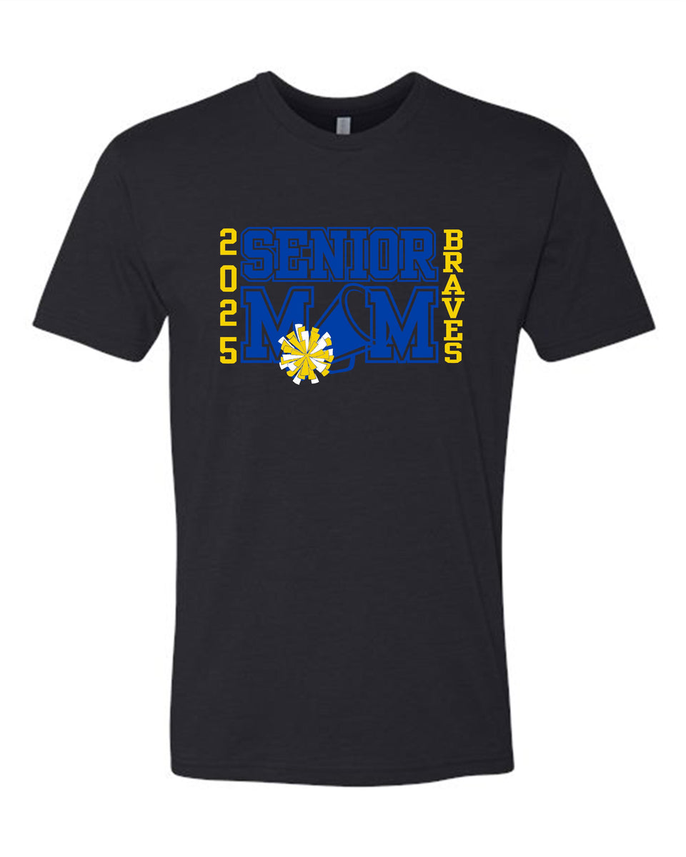 Senior Cheer Mom Pom T-Shirt (more colors) – Boxcar Boutique
