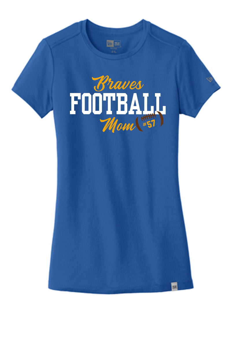 Royal Braves Football Mom T-Shirt