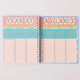 Large 17-Month Academic Planner, Good Things Ahead - Blue