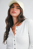 White Layering Henley