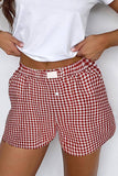 Gingham Checkered Shorts