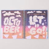 Large 17-Month Academic Planner, Good Things Ahead - Blue