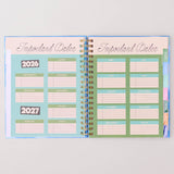 Large 17-Month Academic Planner, Good Things Ahead - Blue