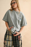 Fine Wine Time Oversized Tee