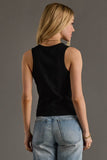 Black What's The Score Again? Tank Top