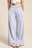 Wide Leg Cotton Jogger Sweatpants