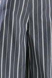 STRIPED WIDE LEG PANTS