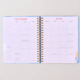 Large 17-Month Academic Planner, Good Things Ahead - Blue