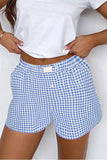 Gingham Checkered Shorts
