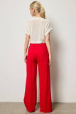 Wide Leg Cotton Jogger Sweatpants