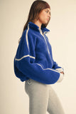 Cobalt Sherpa Half-Zip