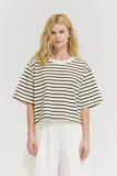 Spring Fling Cropped Stripe Tee