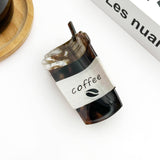 Coffee Cup Shaped Hair Claw Clip