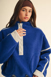 Cobalt Sherpa Half-Zip