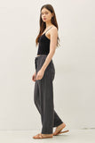 Breezy Charcoal Wide Leg Pants