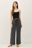 Breezy Charcoal Wide Leg Pants