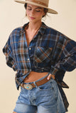 Navy Plaid Flannel
