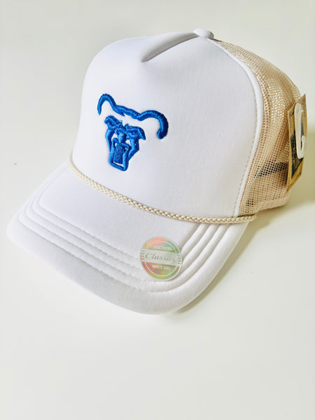 Berlin Bear Puff Rope White Trucker