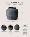 Charcoal Vase