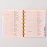 Large 17-Month Academic Planner, Good Things Ahead - Blue