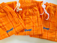 Orange Pioneers Embroidered Women’s Flannel Pants