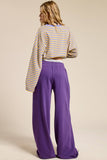Wide Leg Cotton Jogger Sweatpants