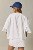 GAMEDAY Football Embroidered Top