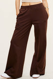 Wide Leg Cotton Jogger Sweatpants