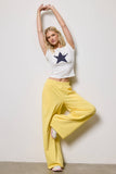 Wide Leg Cotton Jogger Sweatpants