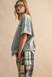 Fine Wine Time Oversized Tee