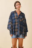 Navy Plaid Flannel