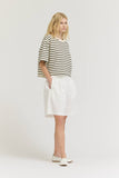 Spring Fling Cropped Stripe Tee