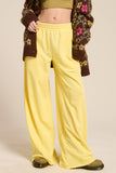 Wide Leg Cotton Jogger Sweatpants