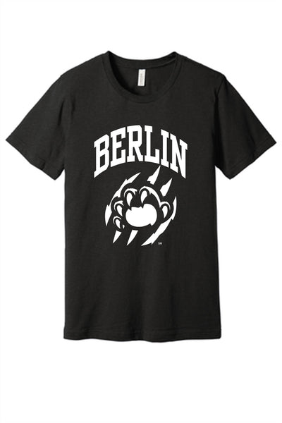 Unisex Berlin Claw Black T-Shirt