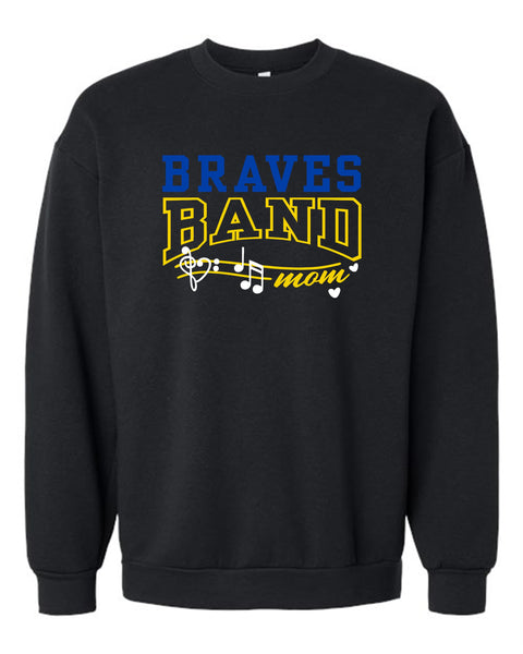 Braves Band Mom Crewneck Fleece