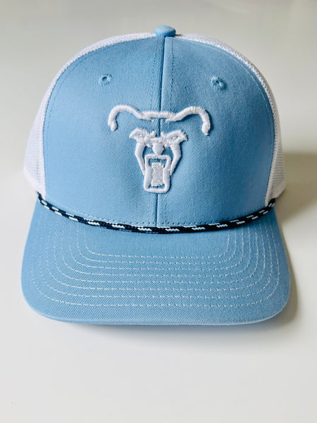 Berlin Bear Puff Rope Columbia Blue Trucker