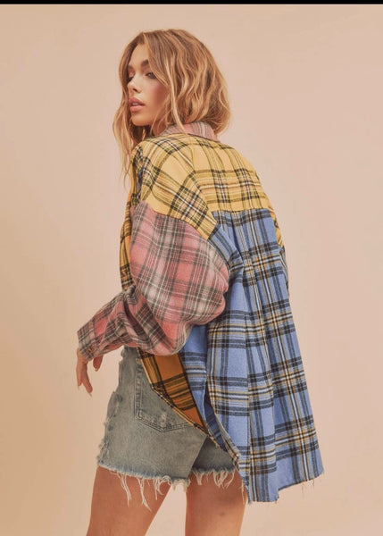 Oversized Patchwork Flannel