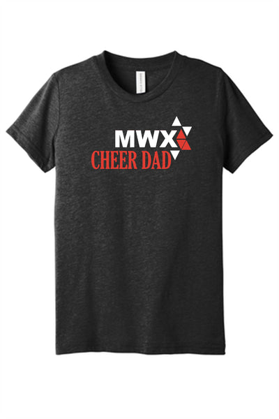 MWX Cheer Dad Black Heather T