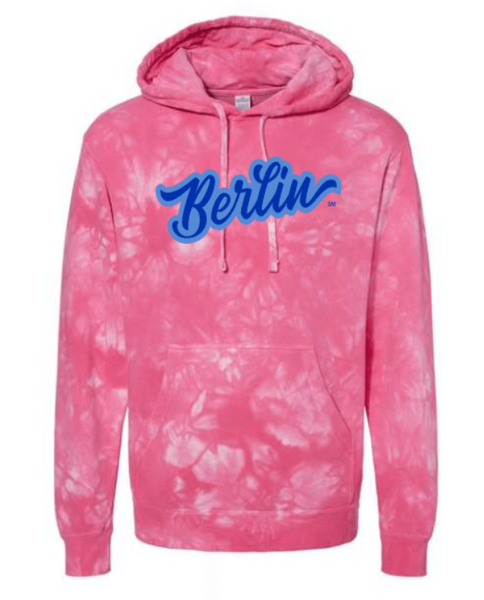 Berlin Pink Out Tie Dye Hoodie