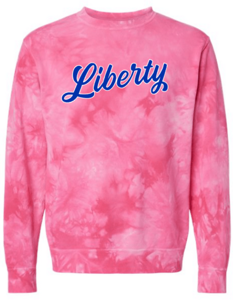Liberty Pink Tie Dye Fleece