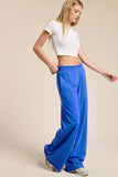 Wide Leg Cotton Jogger Sweatpants