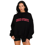 Ohio State OSU Buckeyes Mock Neck Sweatshirt