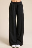 Wide Leg Cotton Jogger Sweatpants