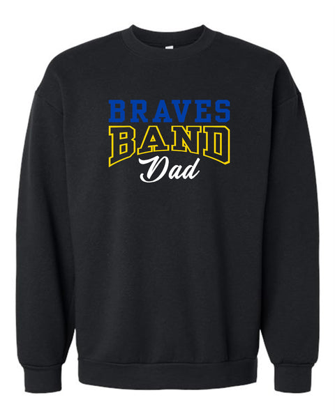 Braves Band Dad Crewneck Fleece