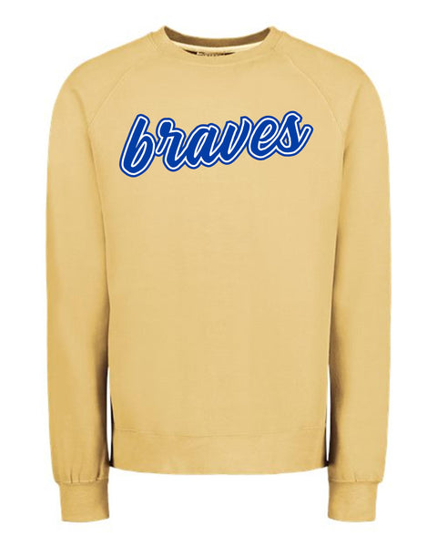 braves Sun Ray Unisex Crew Fleece