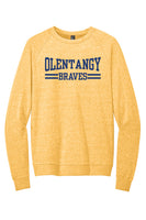 Braves Triblend Fleece Crew